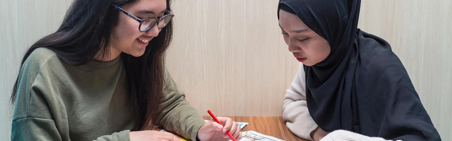 Visual communication media studies students