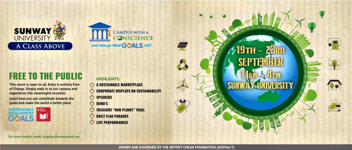 Campus with a Conscience - Local Action for Global Goals 2022