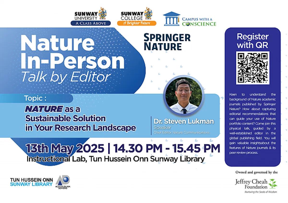 NATURE as a Sustainable Solution in Your Research Landscape