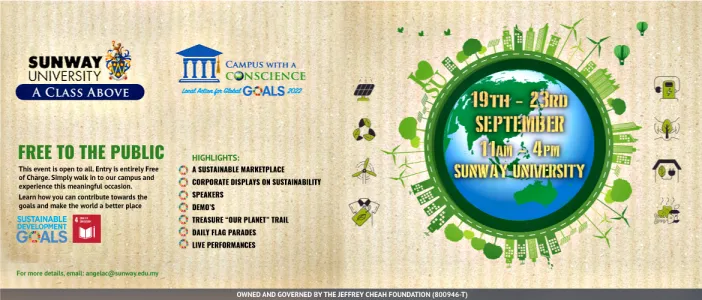 Campus with a Conscience - Local Action for Global Goals 2022