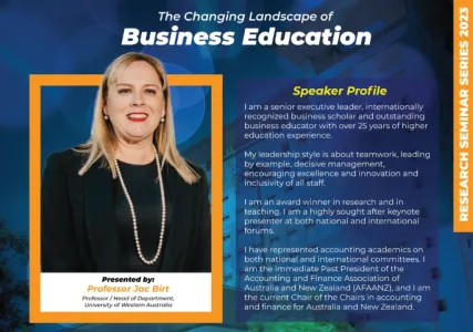 Research Seminar : The Changing Landscape of Business Education
