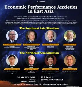 Economic Performance Anxieties in East Asia