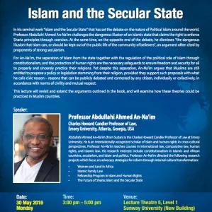 Islam and the Secular State