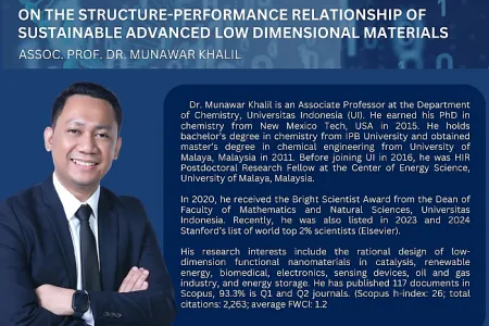 Seminar on the Structure-Performance Relationship of Sustainable Advanced Low-Dimensional Materials