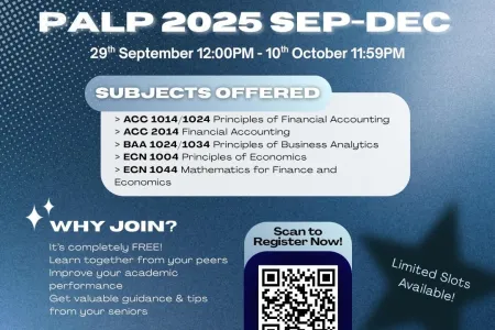 Sunway Business School Peer Assisted Learning Programme (PALP)