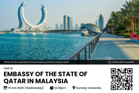 Sunway Business School Embassy Series - Visit to the Embassy of the State of Qatar