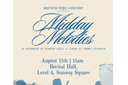Lunchtime concert poster