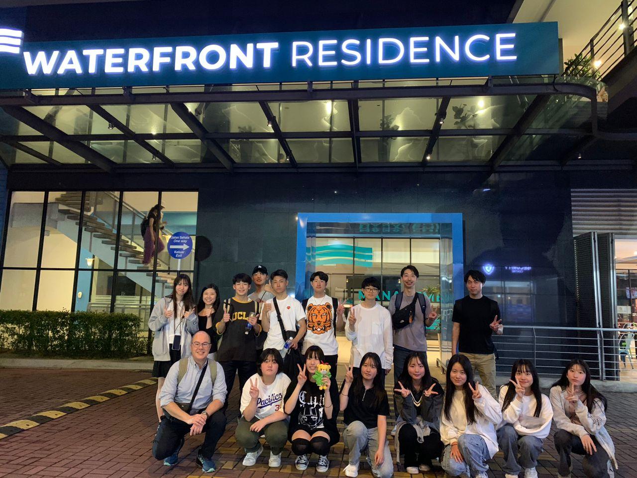 Otemon High School Students Visit Sunway Campus