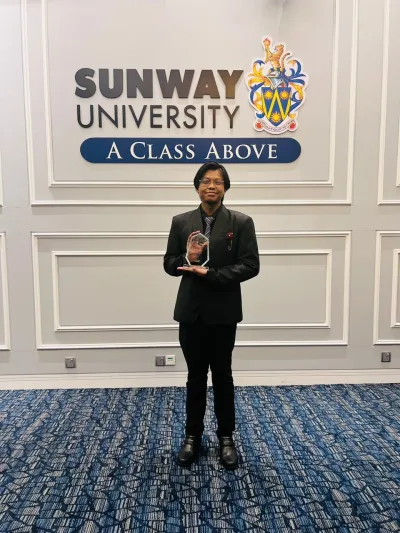 Making History in Nursing: Congratulations to Mr Irwan, Sunway's Outstanding Young Alumnus 2025