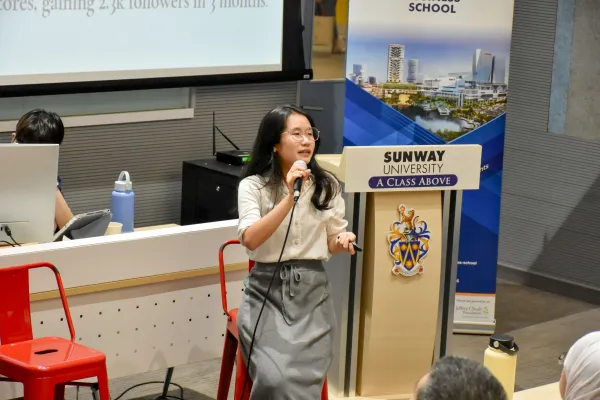 Sunway Business School Alumni Sharing Session: Inspiring Future Entrepreneurs
