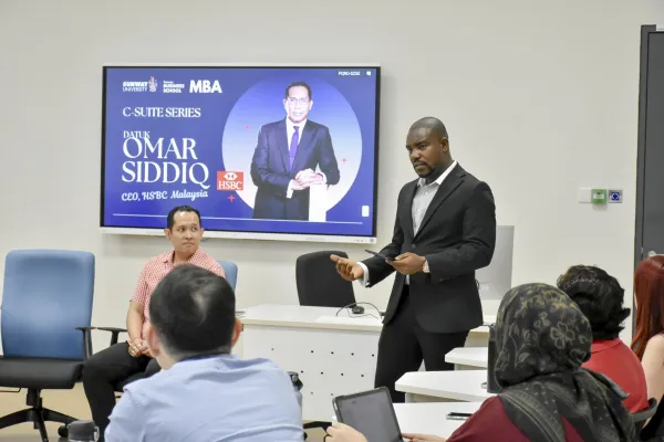 C-Suite Speaker Series: Dato' Omar Siddiq, CEO, HSBC Malaysia