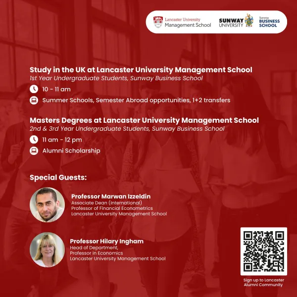 UK Study Opportunities at Lancaster University Management School