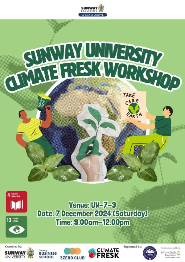 Sunway University Climate Fresk Workshop
