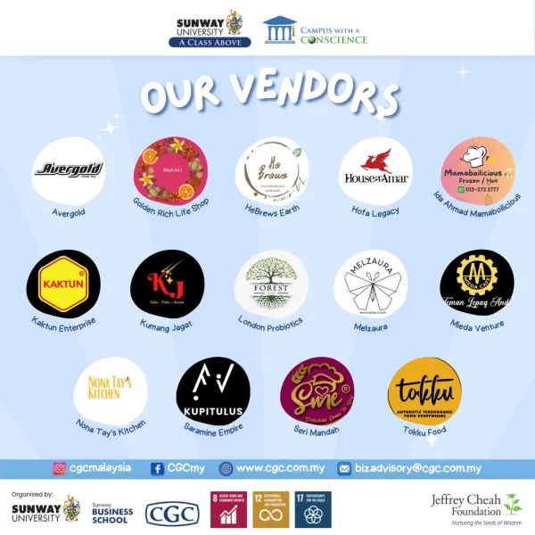 CGC SME Street Bazaar at Sunway University