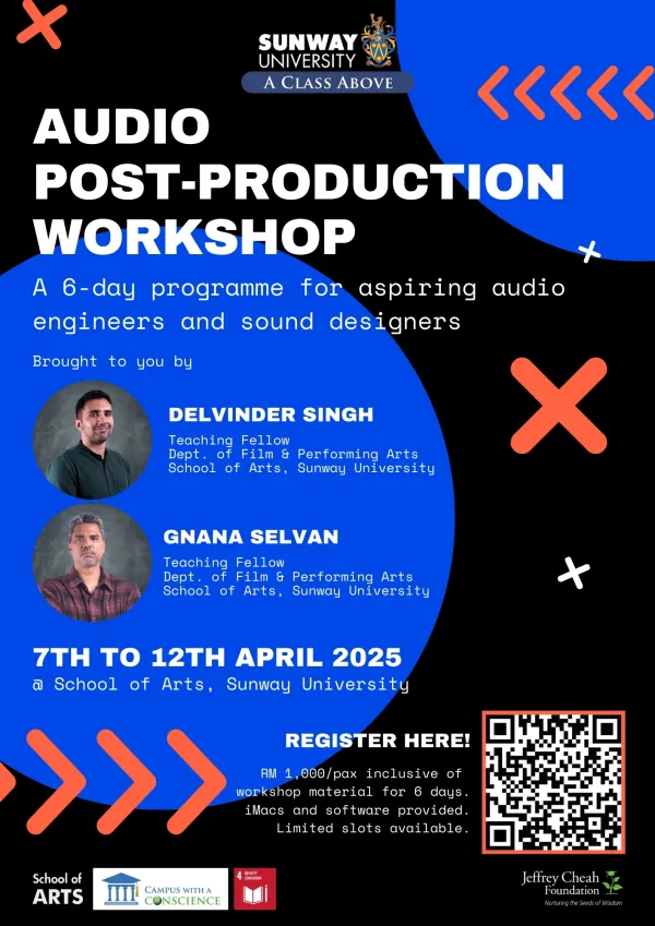 Audio Post-Production Workshop - 6-Day Workshop for Beginners