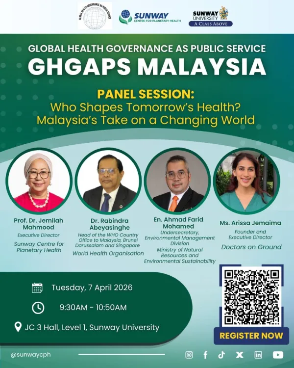 Who Shapes Tomorrow's Health? Malaysia's take on a Changing World