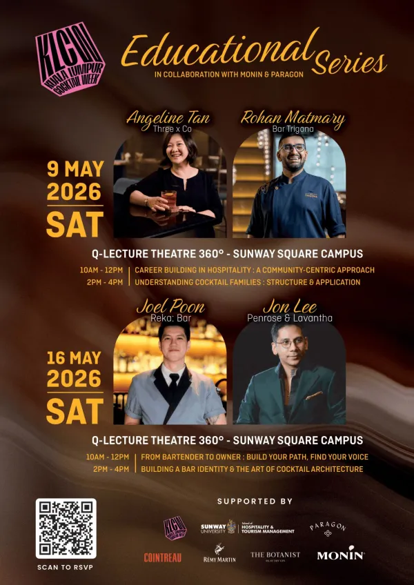 Kuala Lumpur Cocktail Week (KLCW) Educational Series 2026