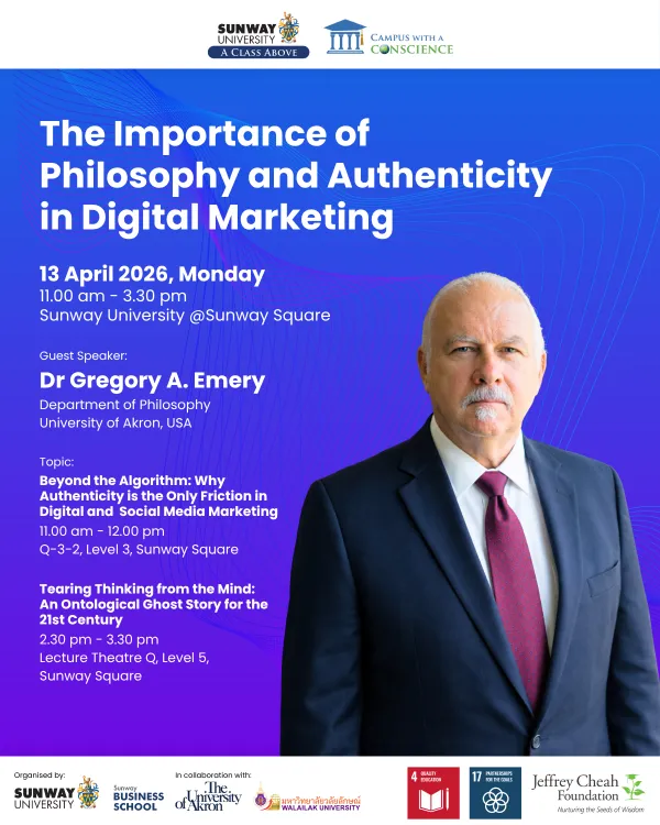 Guest Lecture on Philosophy & Authenticity in Digital Marketing