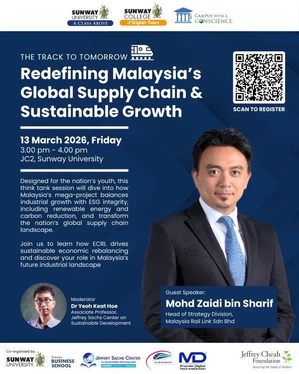 ECRL – The Track to Tomorrow: Redefining Malaysia’s Global Supply Chain & Sustainable Growth, 13 March 2026