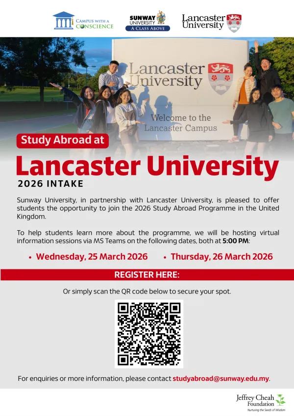 Lancaster University Study Abroad Info Session (March 2026)