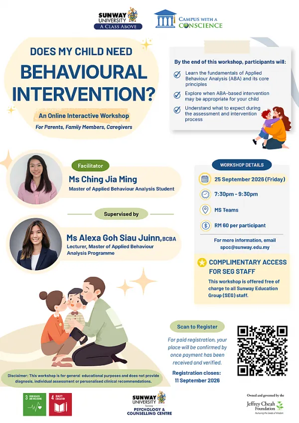 Wondering how Behavioural Intervention May Help Your Child?