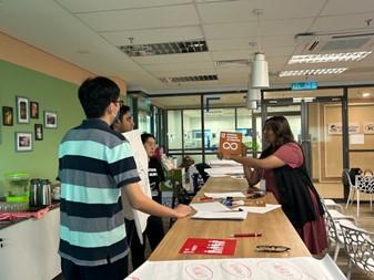 Students presented ideas for addressing societal issues related to their chosen SDGs.