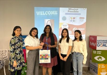 (L-R) Kong Phui Yi, Ciara Angelica, Anita Paul, Cherry Foo and Wennie Gotama
