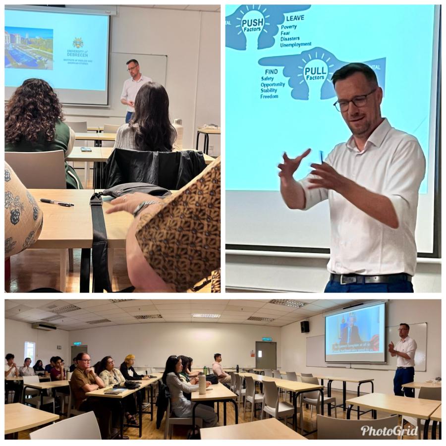 Prof. Balazs Venkovits Shares Insights on U.S. Immigration History at Sunway University
