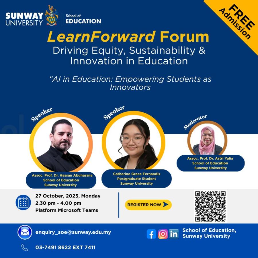 LearnForward Forum: Driving Equity, Sustainability &amp; Innovation in Education (5th Session)