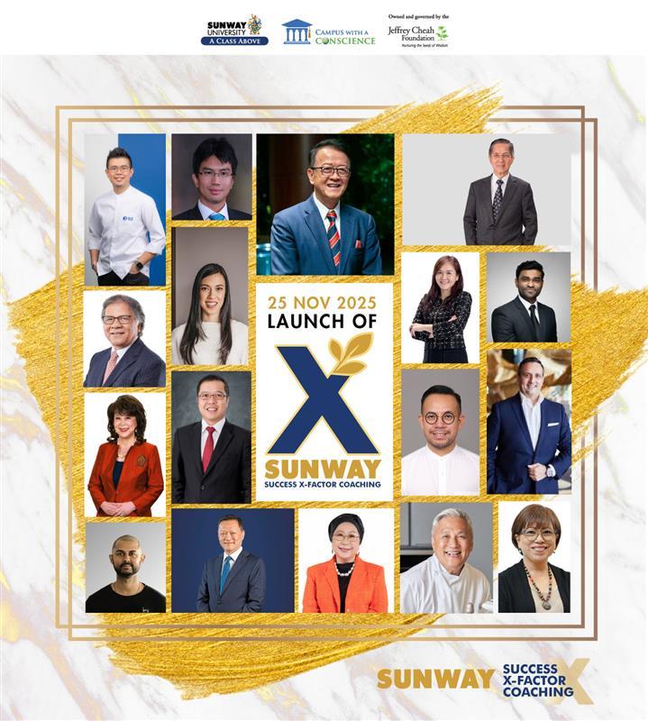 Sunway University to Launch Success X-Factor Coaching Initiative on 25 November 2025