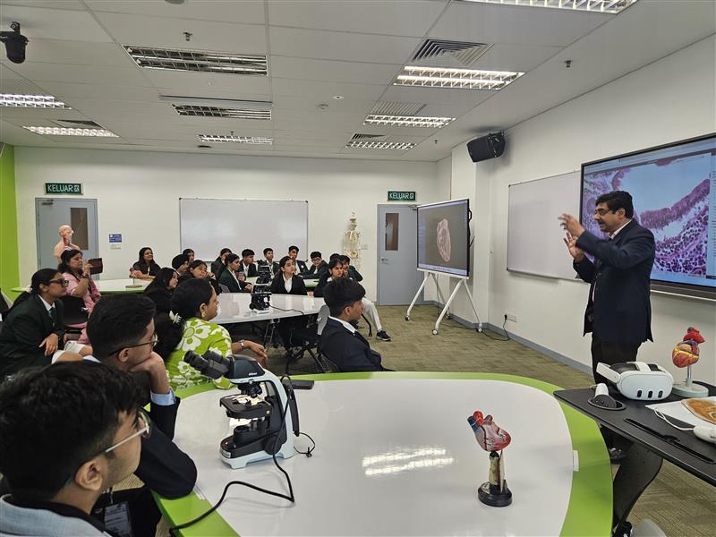 Shaping Future Pathways: High School Students from India Visit Sunway University