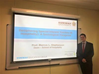 Professor Stephenson’s Keynote Address: “Deciphering Special Interest Tourism (&amp; Hospitality) - A Sociological Viewpoint”