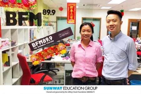Dr Yong Min Hooi gets interviewed by BFM Radio on the psychology of dogs