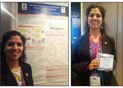 Congratulations to Dr Kavita - Won 1st prize for Poster Presentation at Malaysian Allergy Congress 2019