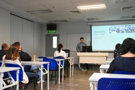 Mr. Kendrick Delivers his Talk