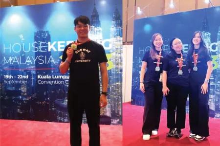 FHM 2023: Hospitality Students Shine in Hotel Service Competitions with Malaysia Association of Housekeepers"