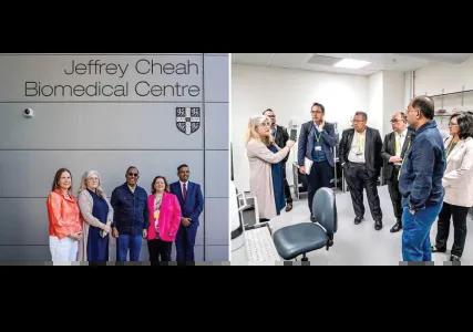 Minister of Higher Education Visits Jeffrey Cheah Biomedical Centre at University of Cambridge