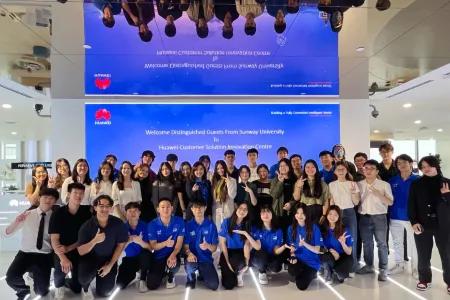 SAS visit Huawei