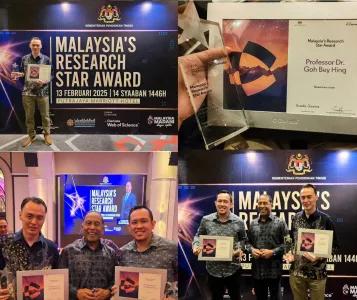 Prof. Goh Bey Hing Honoured with Malaysia's Research Star Award