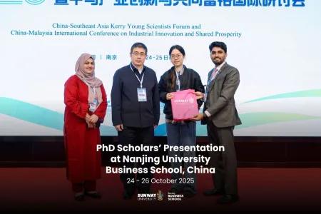 PhD Scholars' Presentation at Nanjing University Business School, China