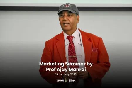 Marketing Seminar by Prof. Ajay Manrai