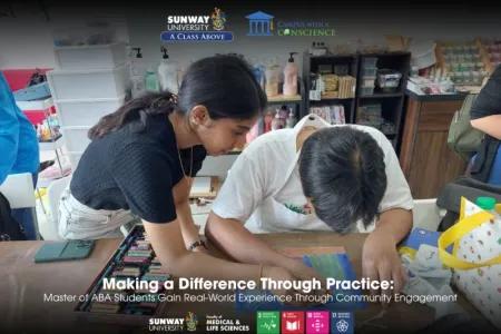 Master of ABA Students Gain Real-World Experience Through Community Engagement