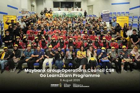 Maybank Group Operations Council CSR – Go Learn2Earn Programme