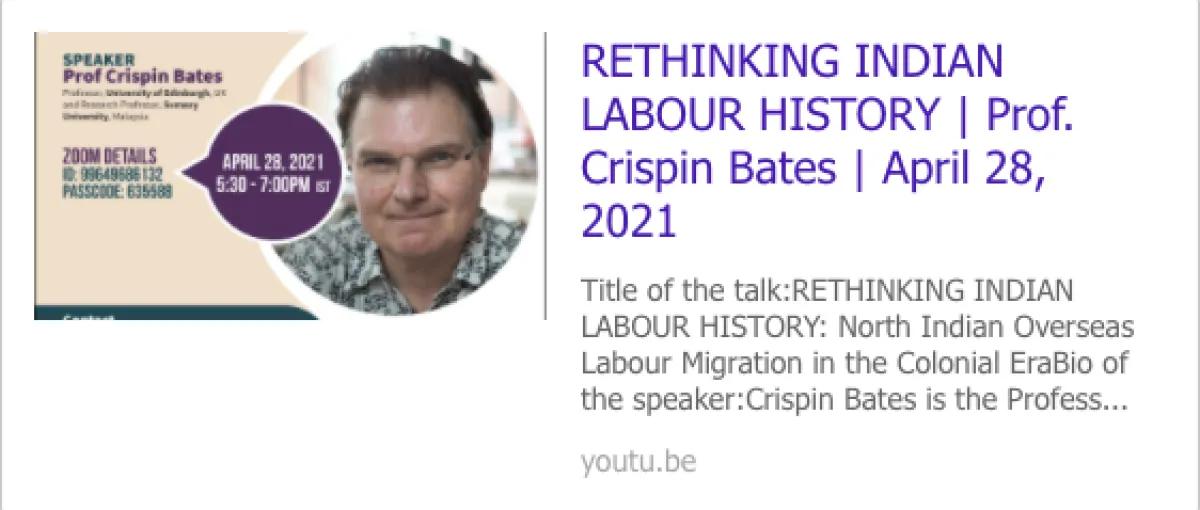Rethinking Indian Labour History