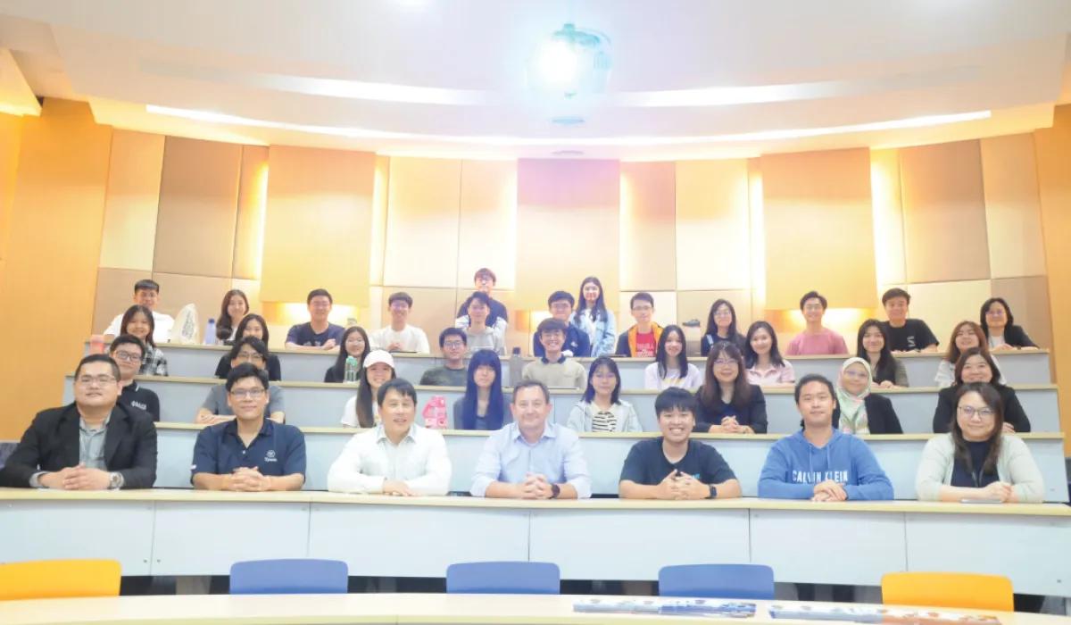 Team from Casualty Actuarial Society Visits Sunway University 
