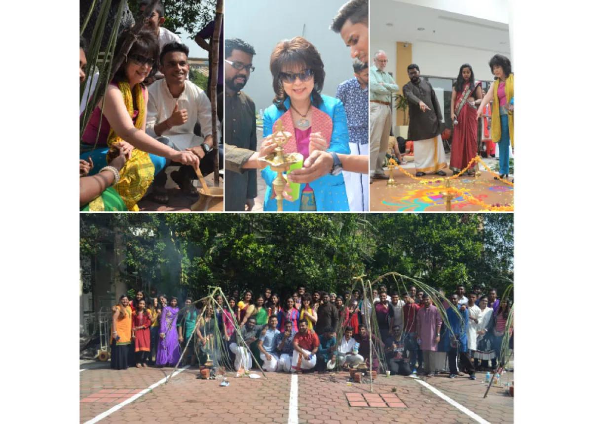 Pongal Thiruvizha celebration with Dr Elizabeth Lee