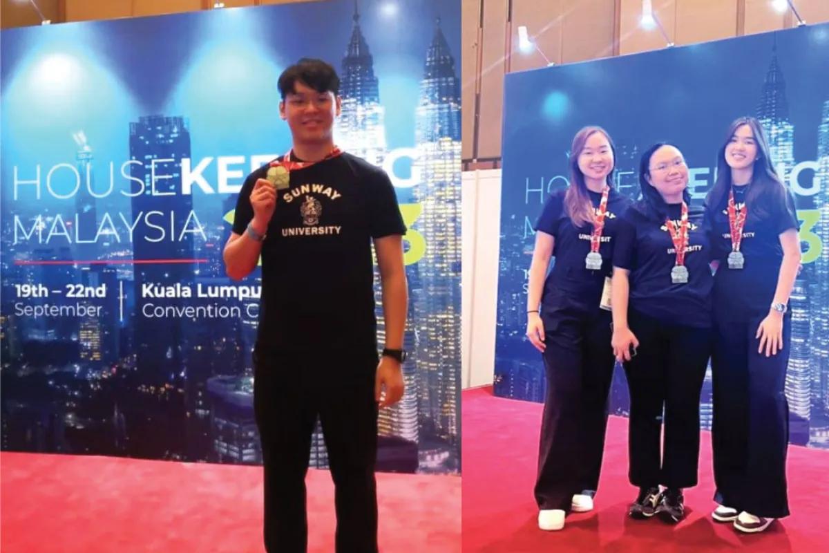 FHM 2023: Hospitality Students Shine in Hotel Service Competitions with Malaysia Association of Housekeepers"