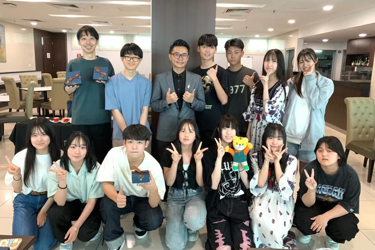 Otemon High School Students Visit Sunway Campus