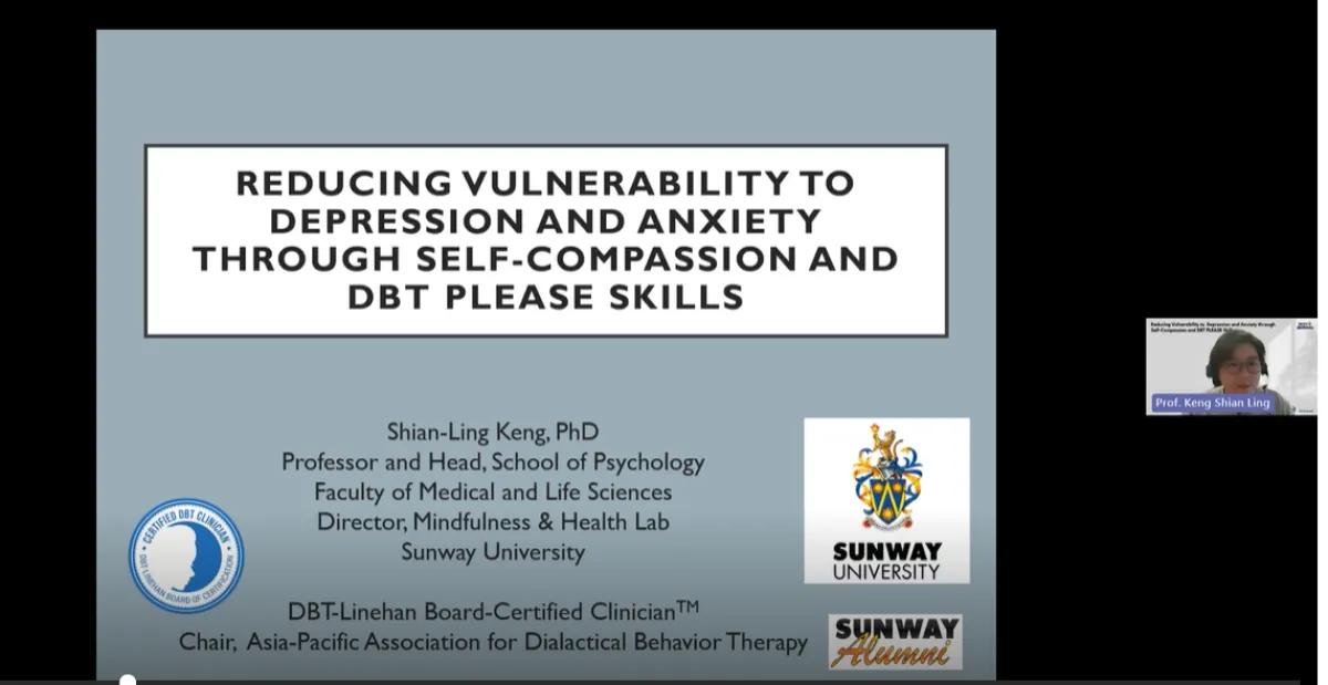 Webinar Recap | Reducing Vulnerability to Depression and Anxiety through Self-Compassion and DBT PLEASE Skills 