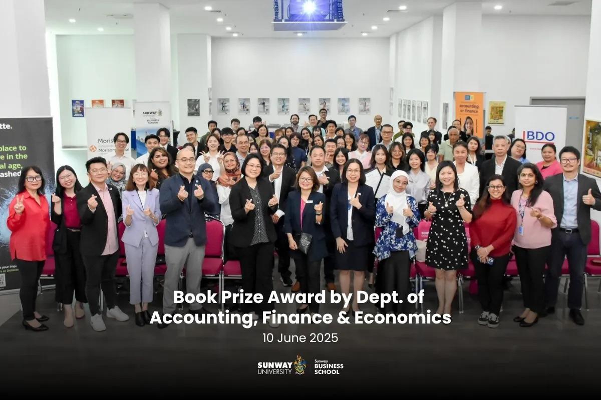 Book Prize Award by Dept. of Accounting, Finance & Economics